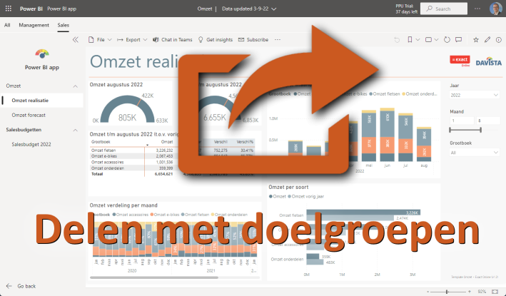 Je Power BI dashboard delen met doelgroepen