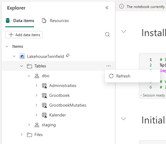 2.2 Gebruik notebook - Power BI Connector