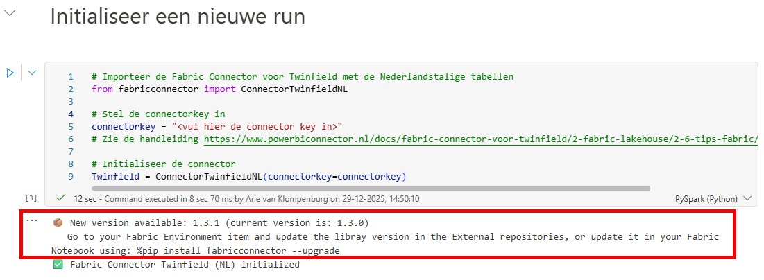 Fabric Connector versie